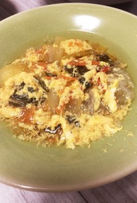 トマト・ちんげん菜の中華スープ