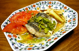 ◆さわら(さごし)とトマトの焼きびたし◆