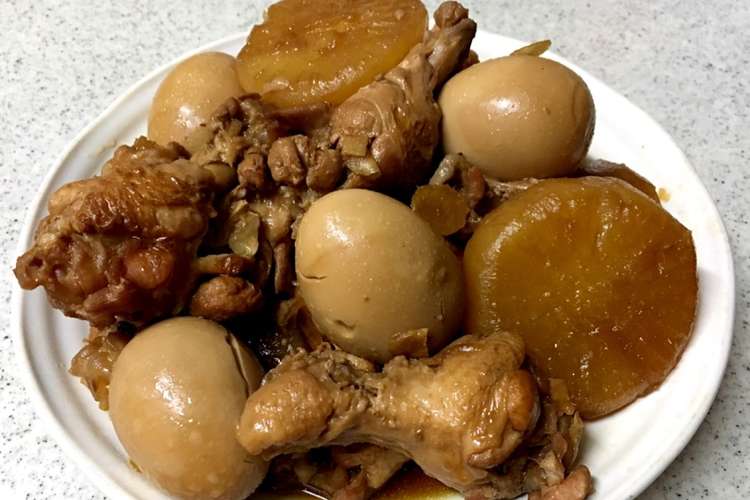 鶏手羽元と大根のこってり煮 電気圧力鍋 レシピ 作り方 By Miyu クックパッド