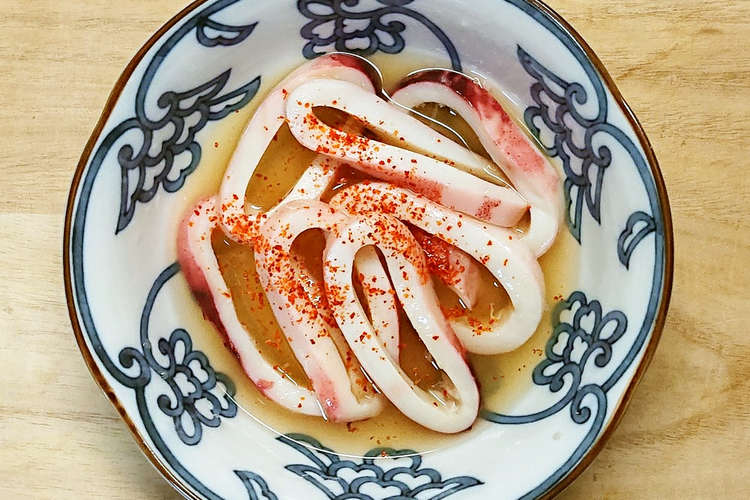 イカや蒸し鶏で簡単一品 白だしお酢和え レシピ 作り方 By 331ミミイ クックパッド 簡単おいしいみんなのレシピが371万品