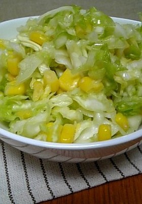 きゃべつシャキシャキ簡単さっぱりサラダ