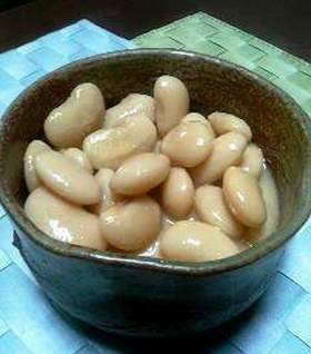 体に優しい白花豆の煮物