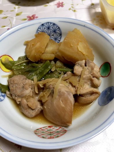 鶏肉とじゃがいもの炒め煮【覚え書き】の写真