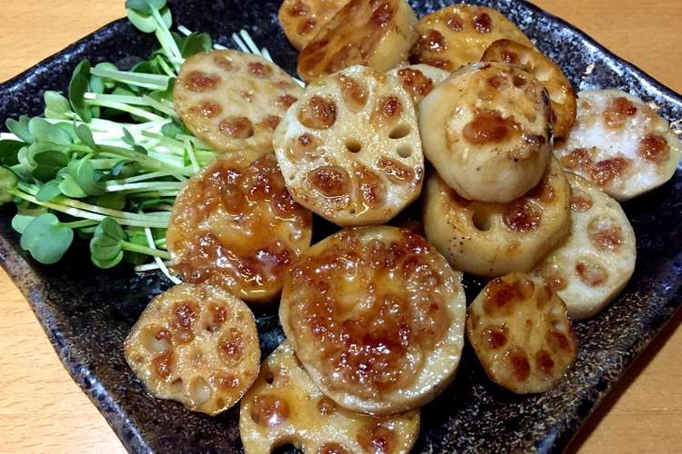 厚輪切りれんこんの甘辛肉詰め レシピ 作り方 By シェルファ クックパッド 簡単おいしいみんなのレシピが352万品