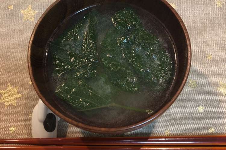 さつまいも葉と茎の味噌汁 レシピ 作り方 By ラクラクダ クックパッド 簡単おいしいみんなのレシピが349万品