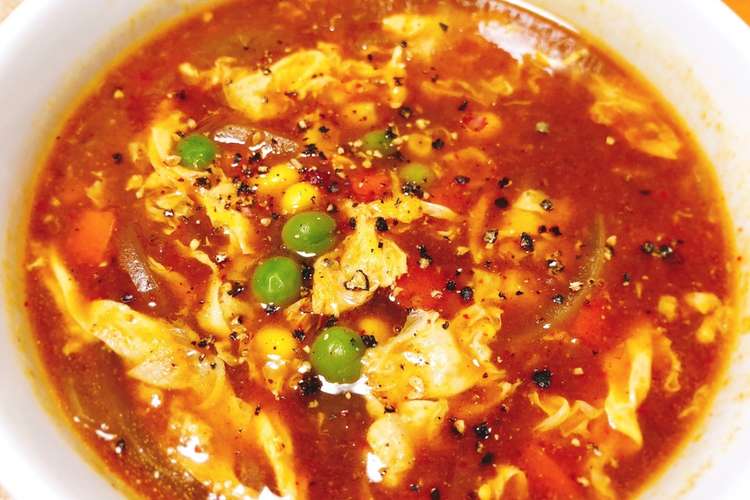 即席 カレー卵スープ レシピ 作り方 By 藤井２１ クックパッド