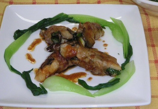 韓国風野菜の肉巻き（腎臓病食）の画像
