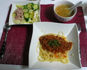 パスタとスープとサラダを一気に作ろうⅡ