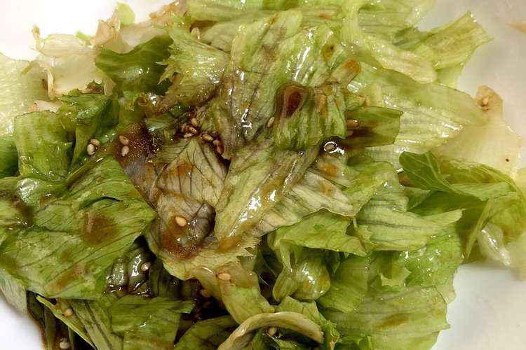 超楽々 爆食い無限レタスサラダ作ります レシピ 作り方 By Ilikemers1 クックパッド