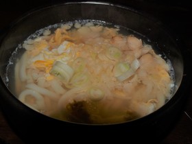 約50円でできた!親子うどん
