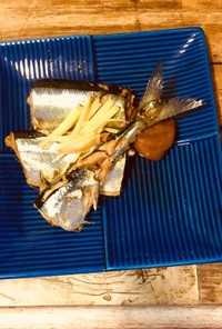秋刀魚の梅干し煮