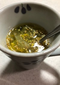 手抜きのレタススープ