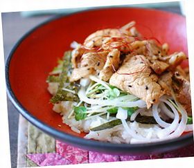 サラダ風~豚丼*