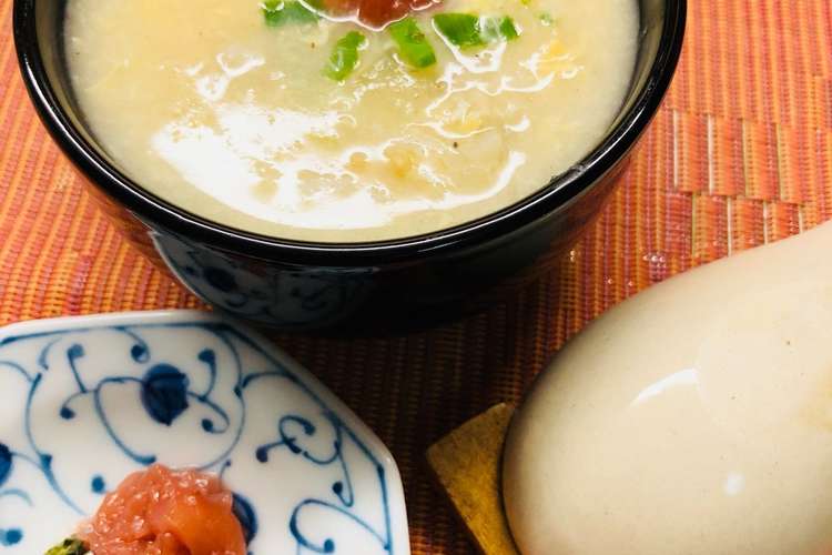 夫の作る簡単シンプル鶏ガラ雑炊 レシピ 作り方 By 島子 クックパッド 簡単おいしいみんなのレシピが354万品