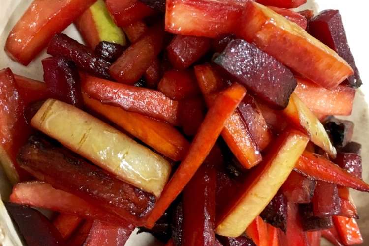 ビーツと大根のバルサミコきんぴら レシピ 作り方 By Mego クックパッド 簡単おいしいみんなのレシピが353万品