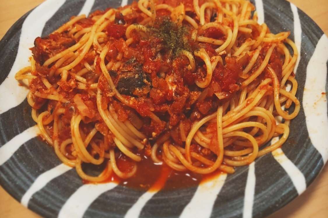 鯖缶で簡単 トマトパスタ レシピ 作り方 By Sakazyuka クックパッド 簡単おいしいみんなのレシピが379万品