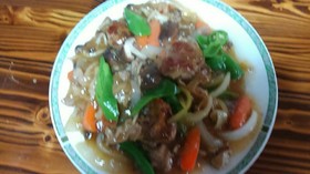 貴女風味で豚細の甘酢混ぜ❤ゆりさん風