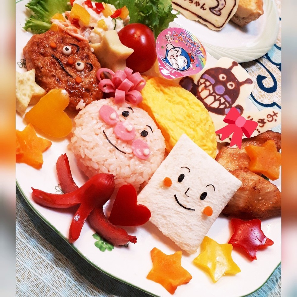 簡単 アンパンマンプレート レシピ 作り方 By Ri A クックパッド