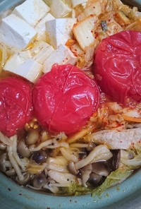 豚キムチトマト鍋