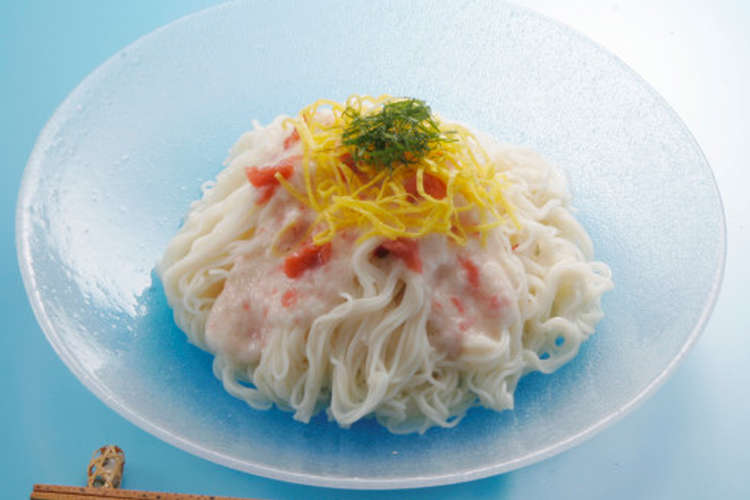 ピンク色 梅 とろろ素麺 レシピ 作り方 By 梅ミッキー クックパッド 簡単おいしいみんなのレシピが358万品