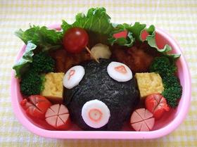 簡単キャラ弁(ケロロ軍曹ケロボール)