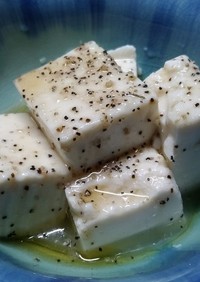 旨塩豆腐で箸休め！超簡単でリッチ！
