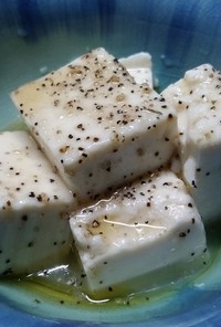 旨塩豆腐で箸休め！超簡単でリッチ！