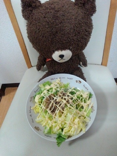 白菜のサラダ！の写真
