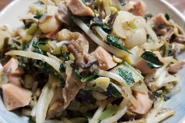 ハタケシメジ 他 野菜など油炒め 味噌味 レシピ 作り方 By 福井のおじじ クックパッド