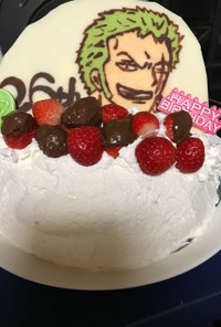 お誕生日に(о´∀`о)デコチョコケーキ