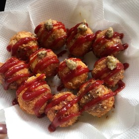 HMとたこ焼き器で!ひとくちチーズドック