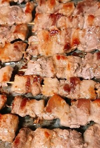 コストコ三元豚バラ肉で豚串