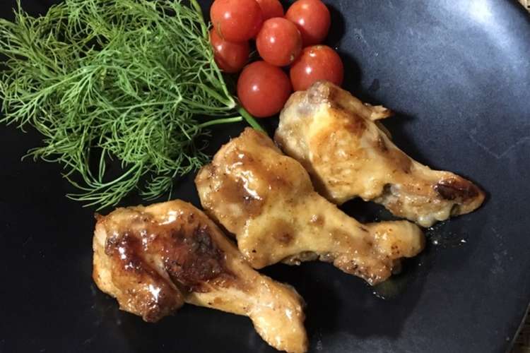 レンチンで時短 手羽元で中華風照り焼き レシピ 作り方 By まりなりおなママ クックパッド