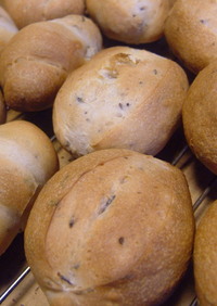 紅茶と甘夏ピールのパン･･･天然酵母