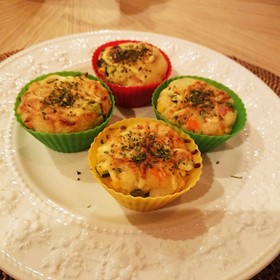 マヨ決め手!カップでホットポテトサラダ