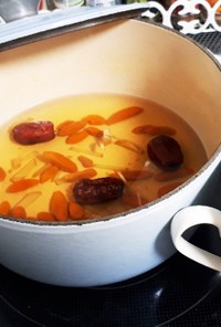クコの実とナツメと生姜煮
