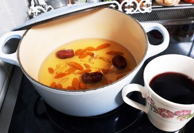 クコの実とナツメと生姜煮の写真