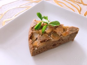 炊飯器【りんご♡そば粉のケーキ】