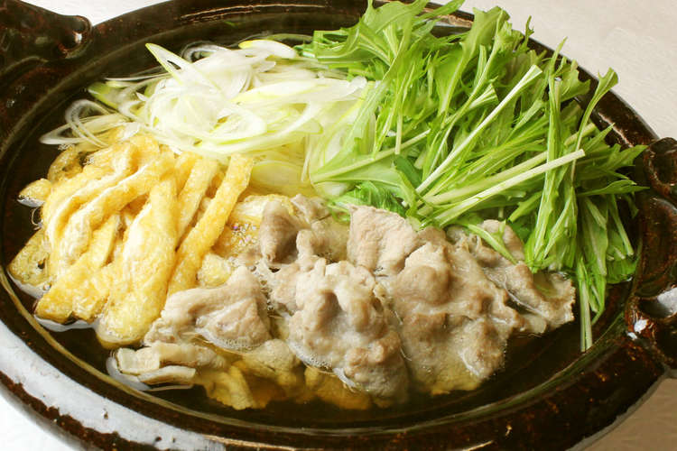 水菜のはりはり鍋 権太呂だし使用 レシピ 作り方 By 京都権太呂 クックパッド 簡単おいしいみんなのレシピが349万品