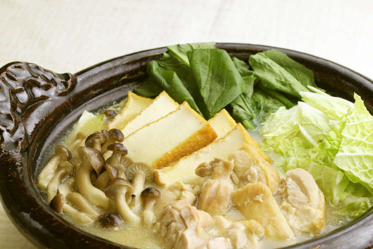 豆乳鍋 権太呂だし使用 レシピ 作り方 By 京都権太呂 クックパッド 簡単おいしいみんなのレシピが350万品