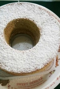 米粉シフォンケーキ百均 5号紙形使用