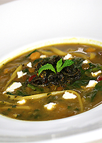 ペルシャ料理！4色豆スープ