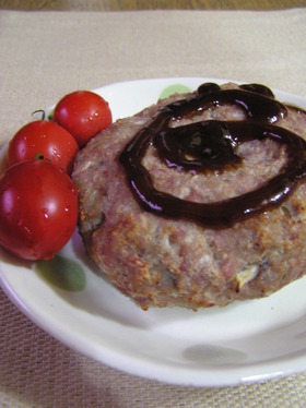 お好みソースがあう 蓮根ハンバーグ