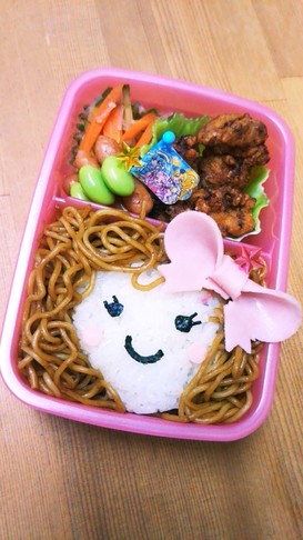 時短女の子弁当!先生に褒められたお弁当♡