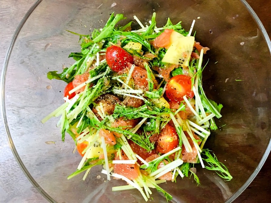 ミント入りフルーツサラダのレシピ