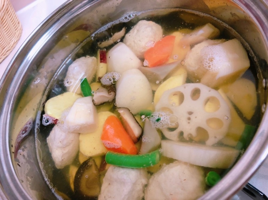 簡単◎根菜鍋スープの画像