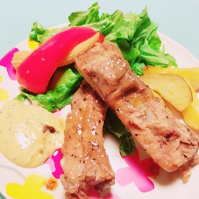 バックリブ のビール煮 ☆圧力鍋☆