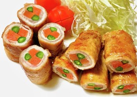にんじん&いんげんの豚肉巻き☆