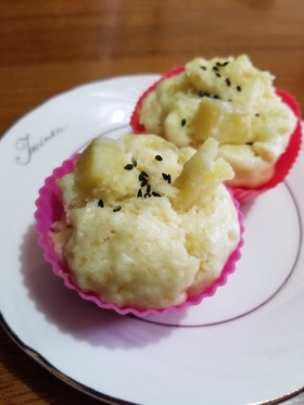 さつまいも蒸しパン(卵・乳製品なし)