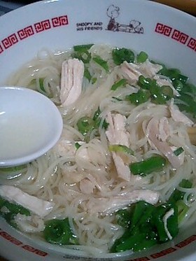 あっさり鶏そうめん☆